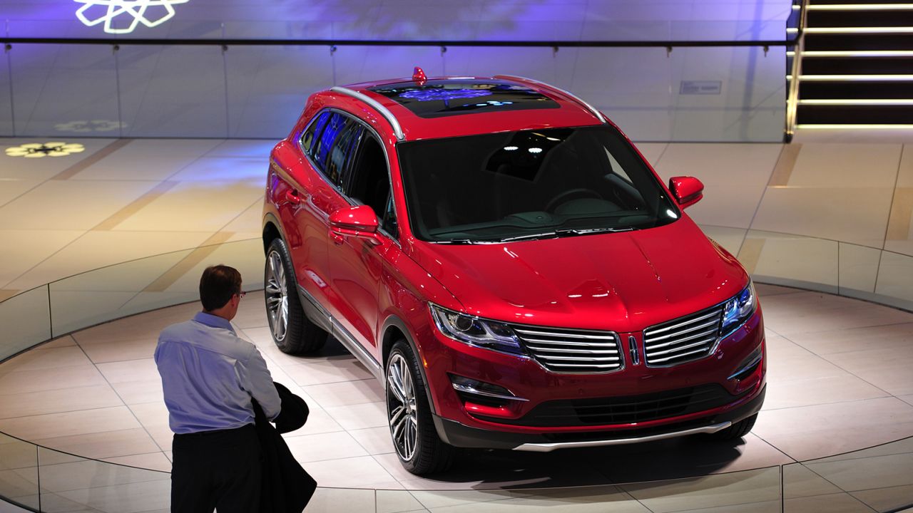 A Lincoln MKC at the North American International Auto Show in 2014.
