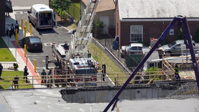 NextImg:4 construction workers remain hospitalized after building collapse in New Haven, Connecticut | CNN