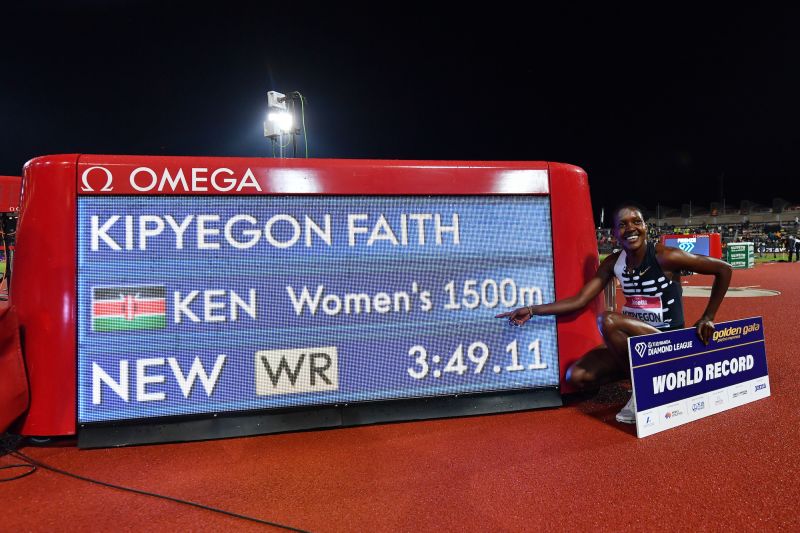 ‘Anything Is Possible’ As Kenya’s Kipyegon Shatters 1,500m World Record ...