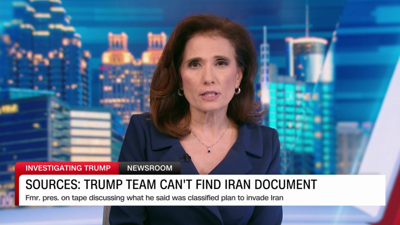 Trump team unable to find classified Iran document | CNN