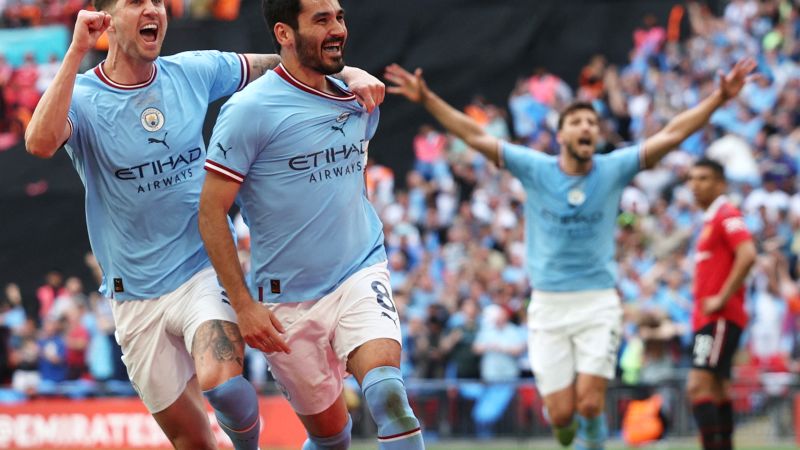NextImg:Manchester City beats Manchester United in the FA Cup to maintain its quest for a historic 'treble' | CNN
