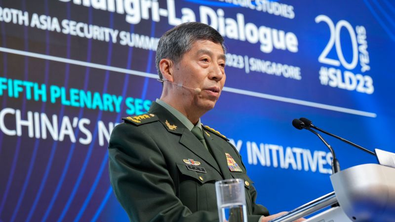 Li Shangfu: China accuses US of ‘provocation’ after close to collision of warships