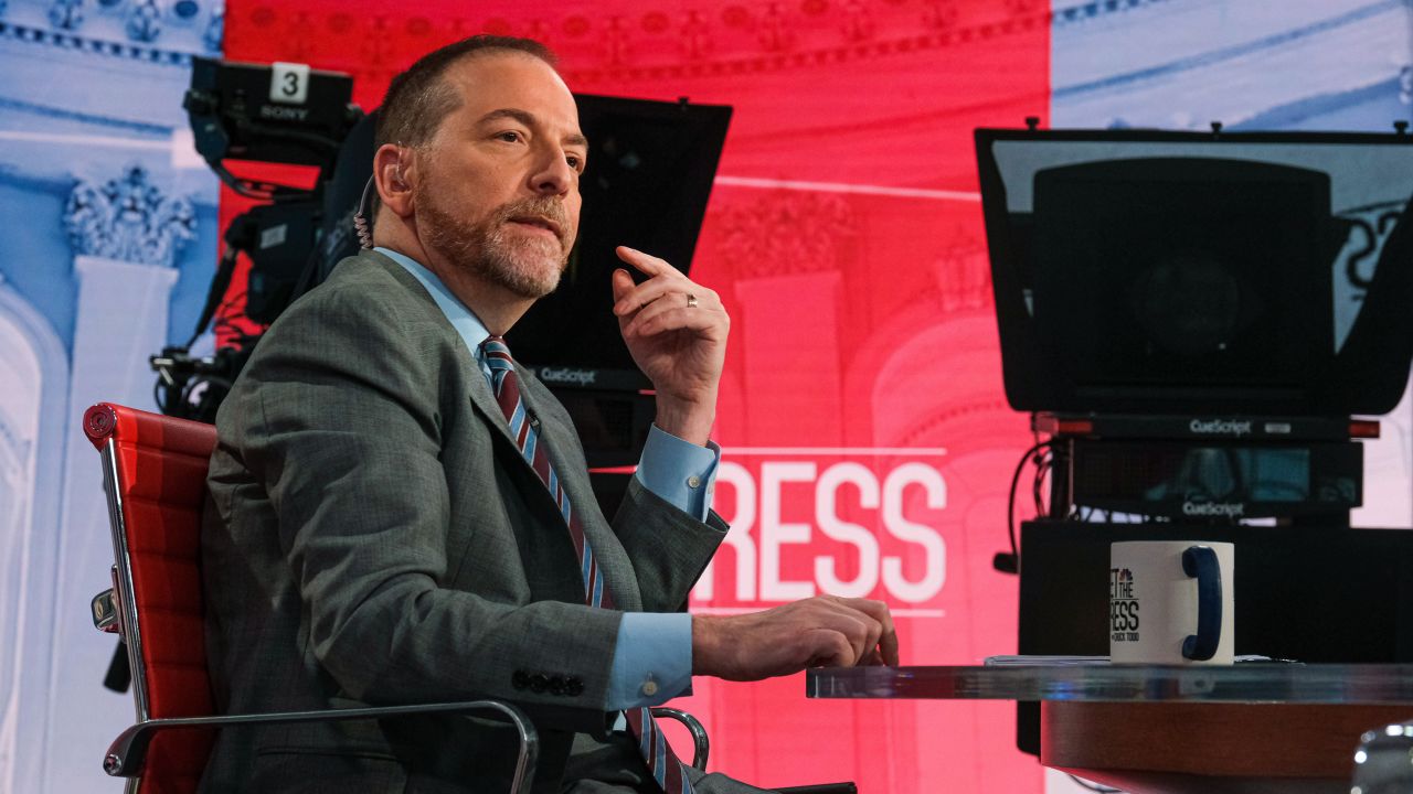 Chuck Todd appears on "Meet the Press" in April this year.