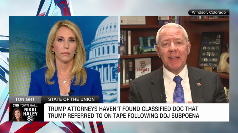 GOP Rep: Trump keeping classified docs ‘goes beyond just irresponsible’ | CNN Politics