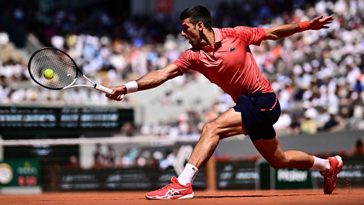 Djokovic is aiming to win a third French Open title. 