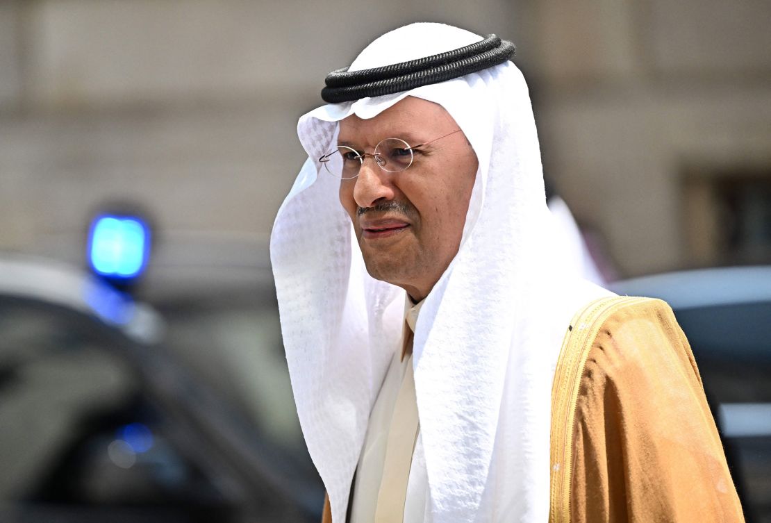 Saudi Minister of Energy Prince Abdulaziz bin Salman at the Vienna meeting.