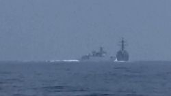 SCREENGRAB US China Warships Taiwan Strait