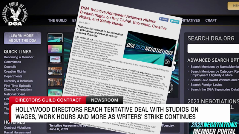 Hollywood directors reach potential deal with studios as writers’ strike continues | CNN