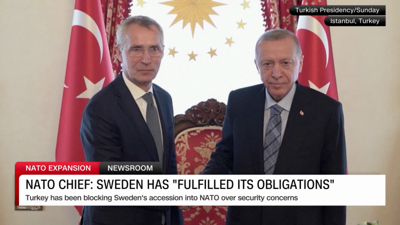 Stoltenberg: Sweden has “fulfilled its obligations” for NATO accession | CNN