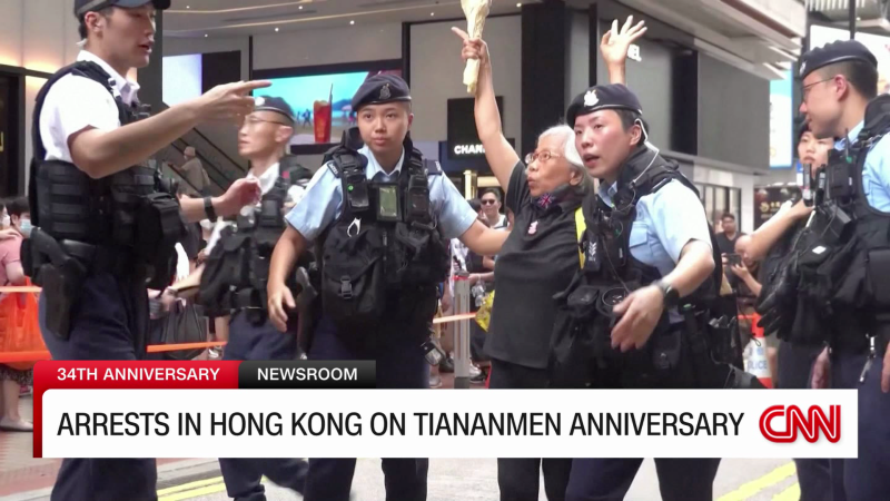 More than a dozen arrests in Hong Kong on the anniversary of the Tiananmen Square massacre | CNN