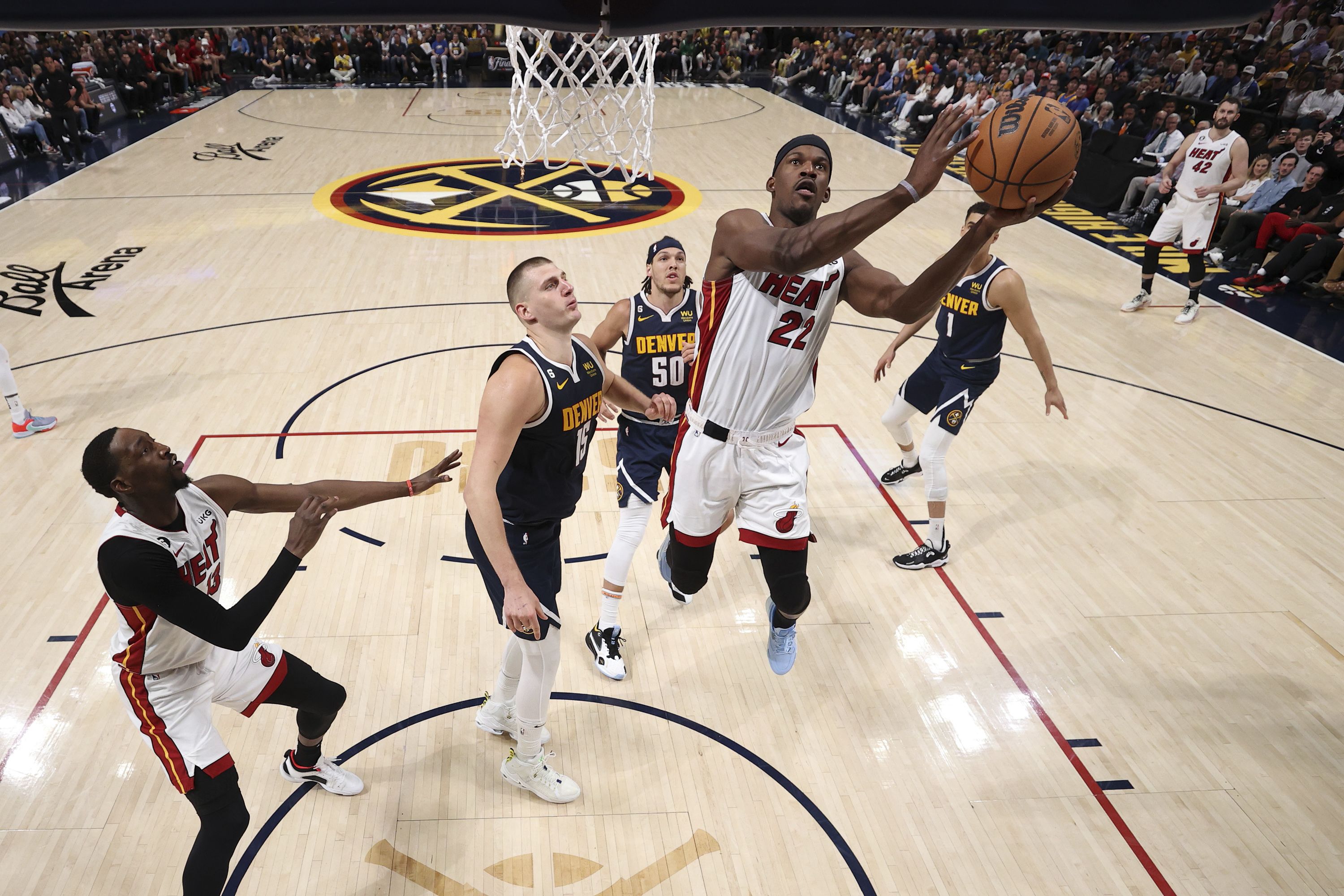 Nikola Jokic powers Denver Nuggets to win over Miami Heat in Game