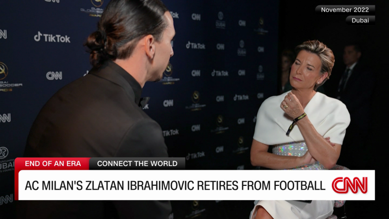 AC Milan’s Zlatan Ibrahimovic retires from football | CNN