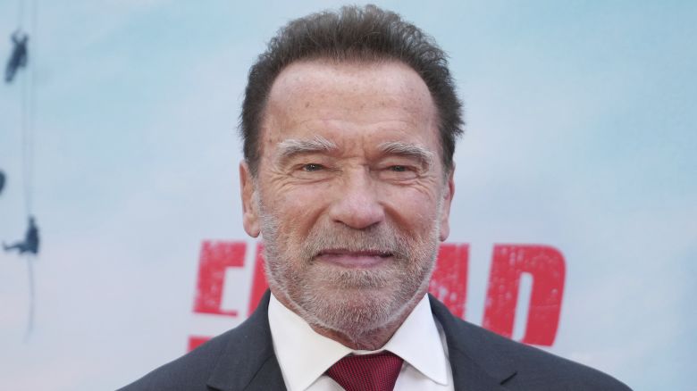 Arnold Schwarzenegger arrives at the Netflix's FUBAR Los Angeles Premiere held at The Grove in Los Angeles, CA on Monday, ​May 22, 2023. (Photo By Sthanlee B. Mirador/Sipa USA)(Sipa via AP Images)