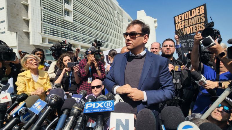 NextImg:Rep. George Santos' lawyer asks to keep bond cosigners' names sealed | CNN Politics
