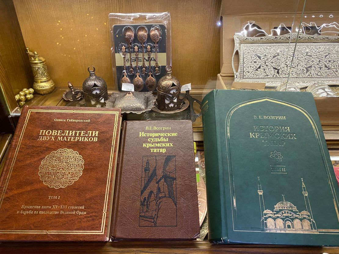 Crimean Tatar history books -- Viktor Shevchenko's reading during frontline deployments.