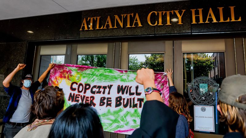 NextImg:Atlanta City Council approves millions in public support for controversial 'Cop City' training facility | CNN