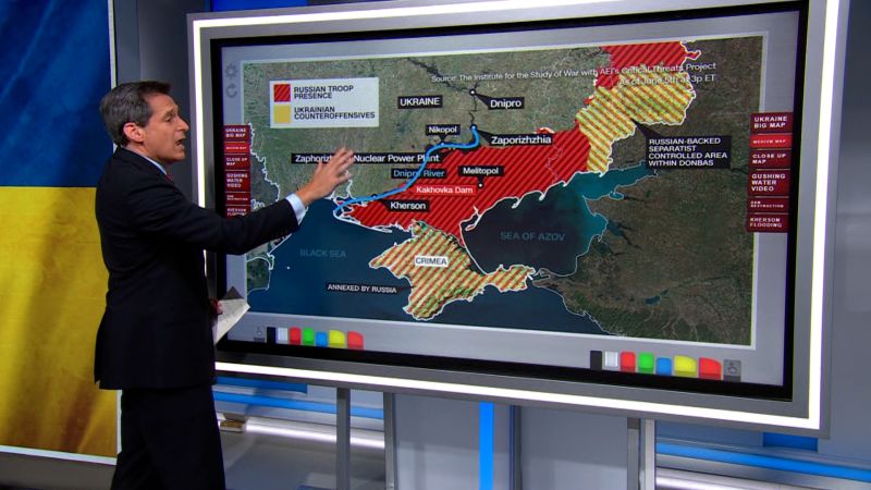 How collapse of dam on Dnipro River might affect Ukraine’s counteroffensive | CNN