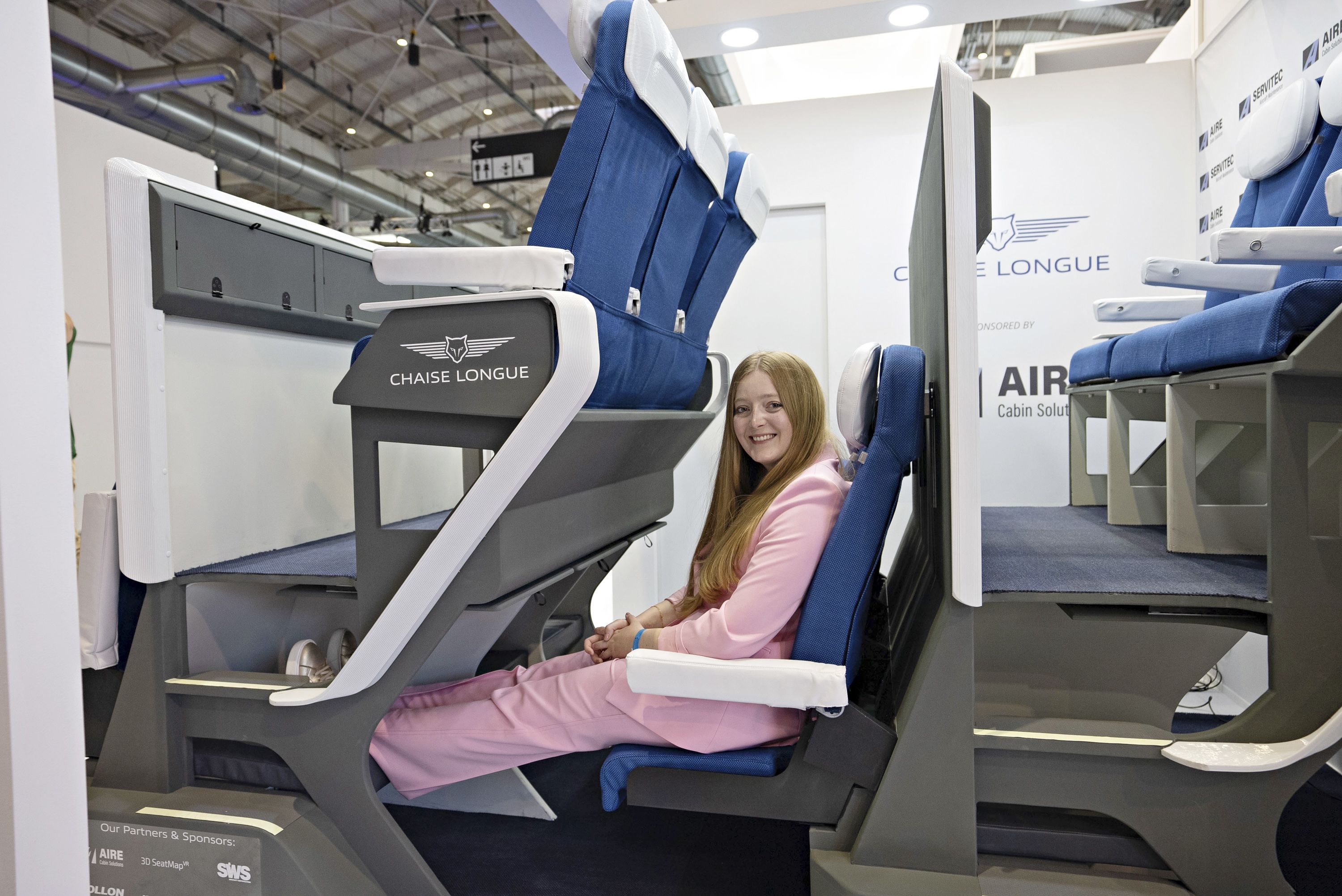 The double-decker airplane seat is back. Here's what it looks like now