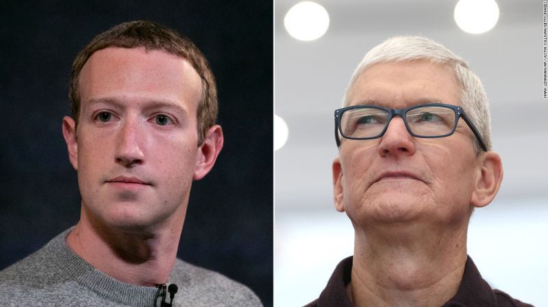 NextImg:The rivalry between Meta and Apple is moving to a new playing field: virtual reality | CNN Business