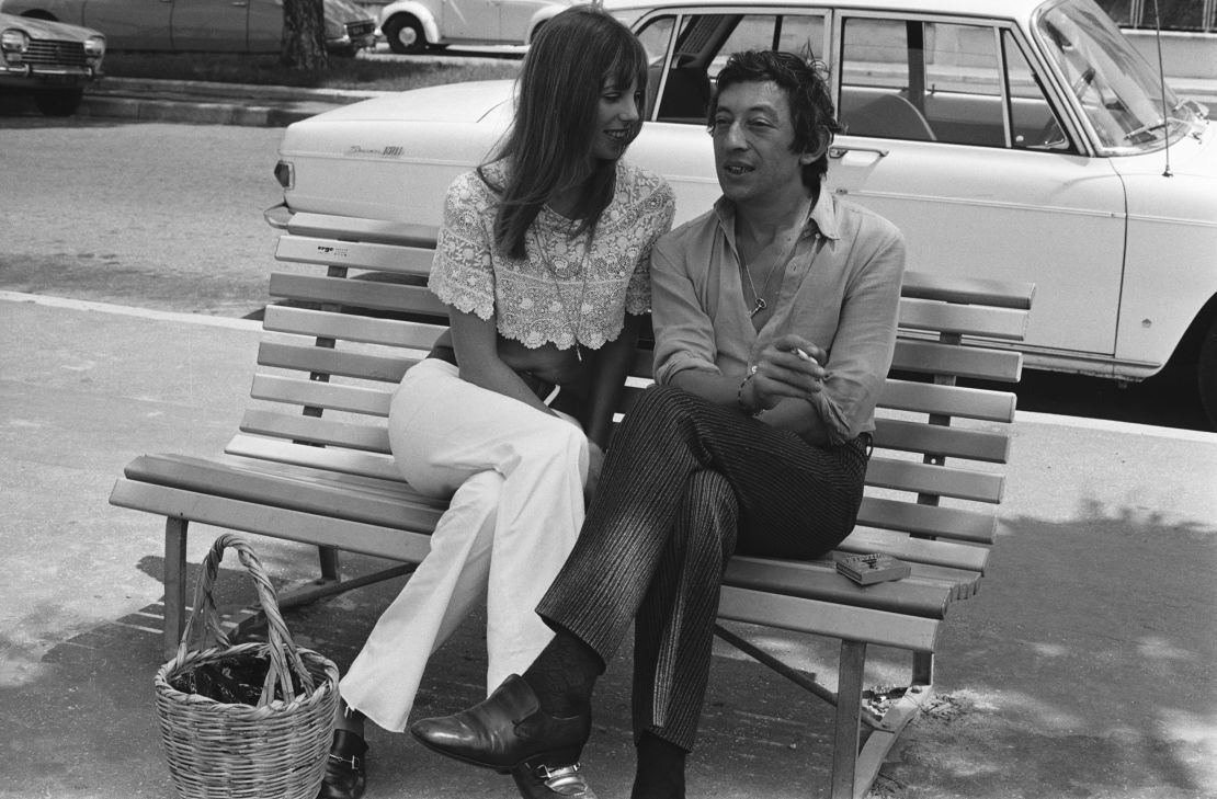 Birkin and Gainsbourg in 1970. 