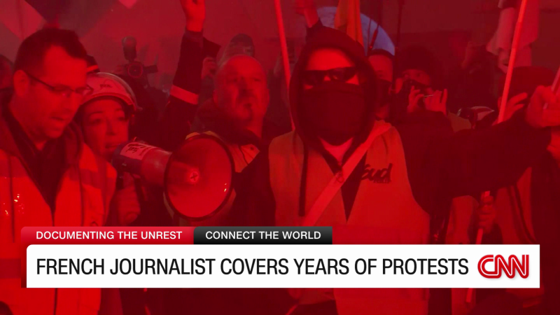 Watch: French protesters make a last-ditch bid to stop pension overhaul | CNN