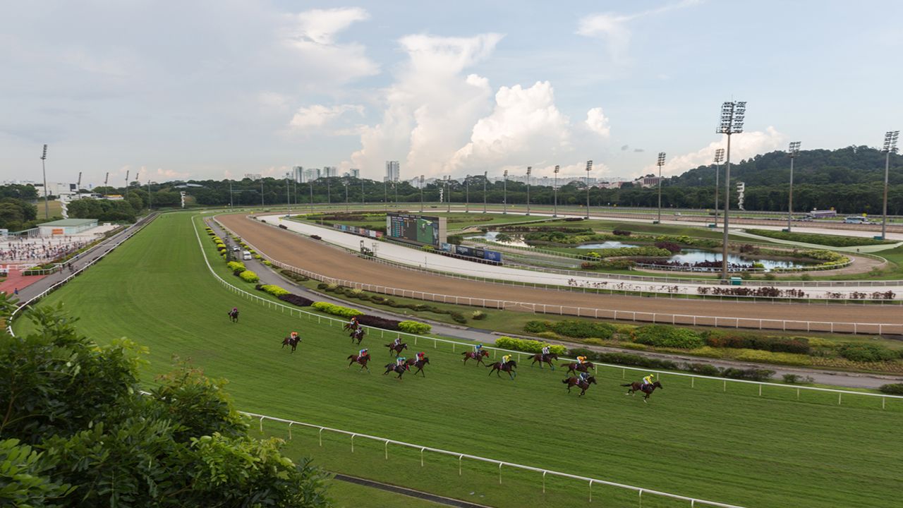 The Singapore Turf Club at Kranji spans some 120 hectares.