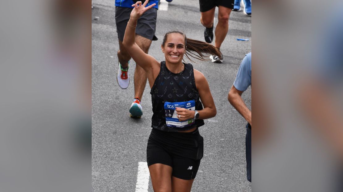Puig competes in last year's New York City Marathon. 