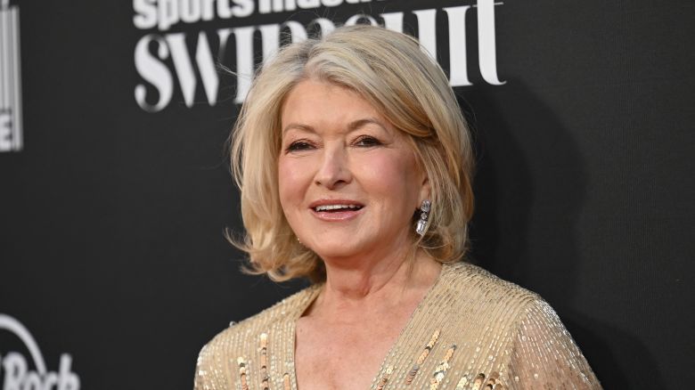 US businesswoman Martha Stewart arrives for the 2023 Sports Illustrated swimsuit issue launch party at Hard Rock Hotel Times Square in New York City on May 18, 2023. (Photo by ANGELA WEISS / AFP) (Photo by ANGELA WEISS/AFP via Getty Images)