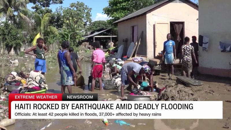 Haiti earthquake strikes amid deadly floods