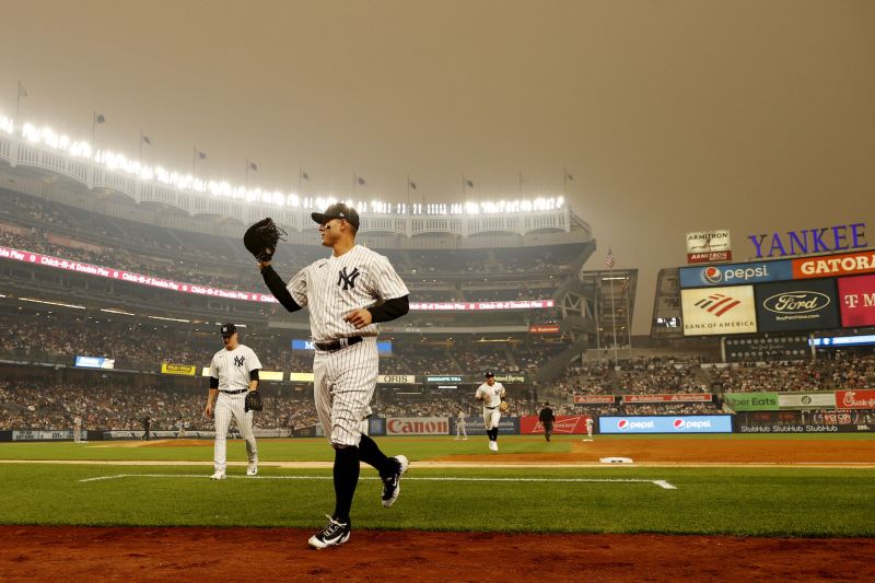 New York Yankees host White Sox in smoke-shrouded game following ...