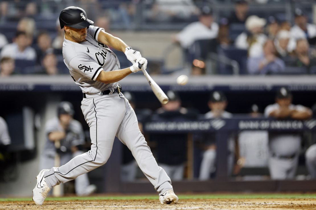 Seby Zavala hit two home runs in the series opener against the Yankees.