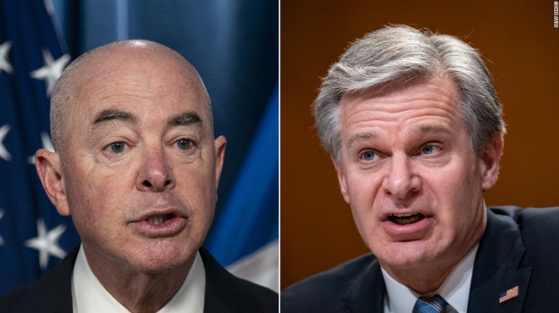 NextImg:Mayorkas and Wray to testify separately in front of House Judiciary panel next month | CNN Politics
