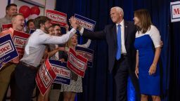Former Vice President Mike Pence attends a campaign event where he formally announced his candidacy for president in Ankeny, Iowa, on Wednesday, June 7.