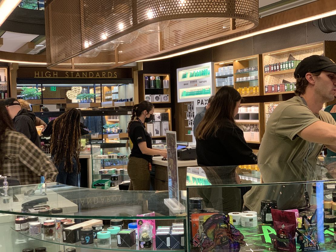 Employees work at CannaCraft's March and Ash retail cannabis store in San Diego's Mission Valley neighborhood. CannaCraft, which merged with March and Ash last year, has cross-trained employees to work in different roles at the company to avoid having to make seasonal hires or reduce full-time employment.  