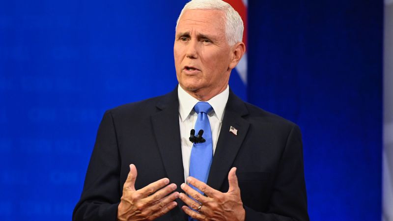 Video: Hear Mike Pence’s answer when asked if he’d support Trump in 2024 | CNN Politics