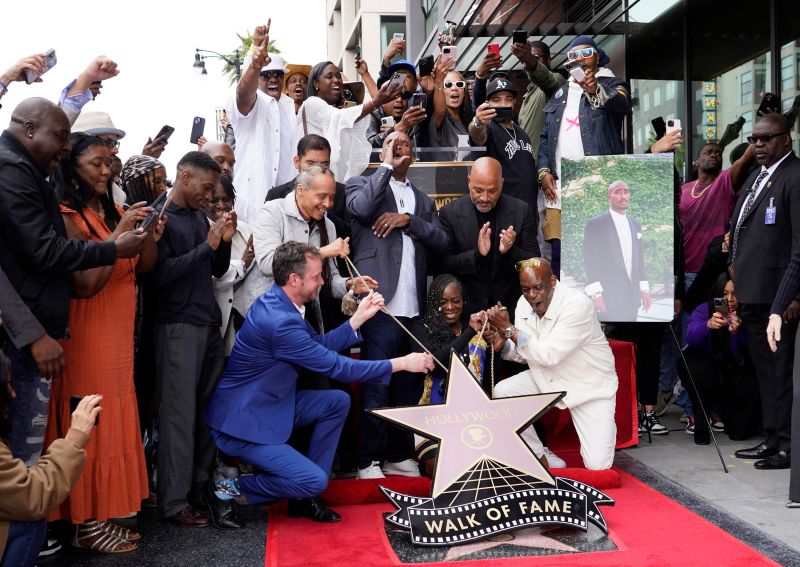 Tupac Shakur Receives Posthumous Hollywood Walk Of Fame Star | CNN