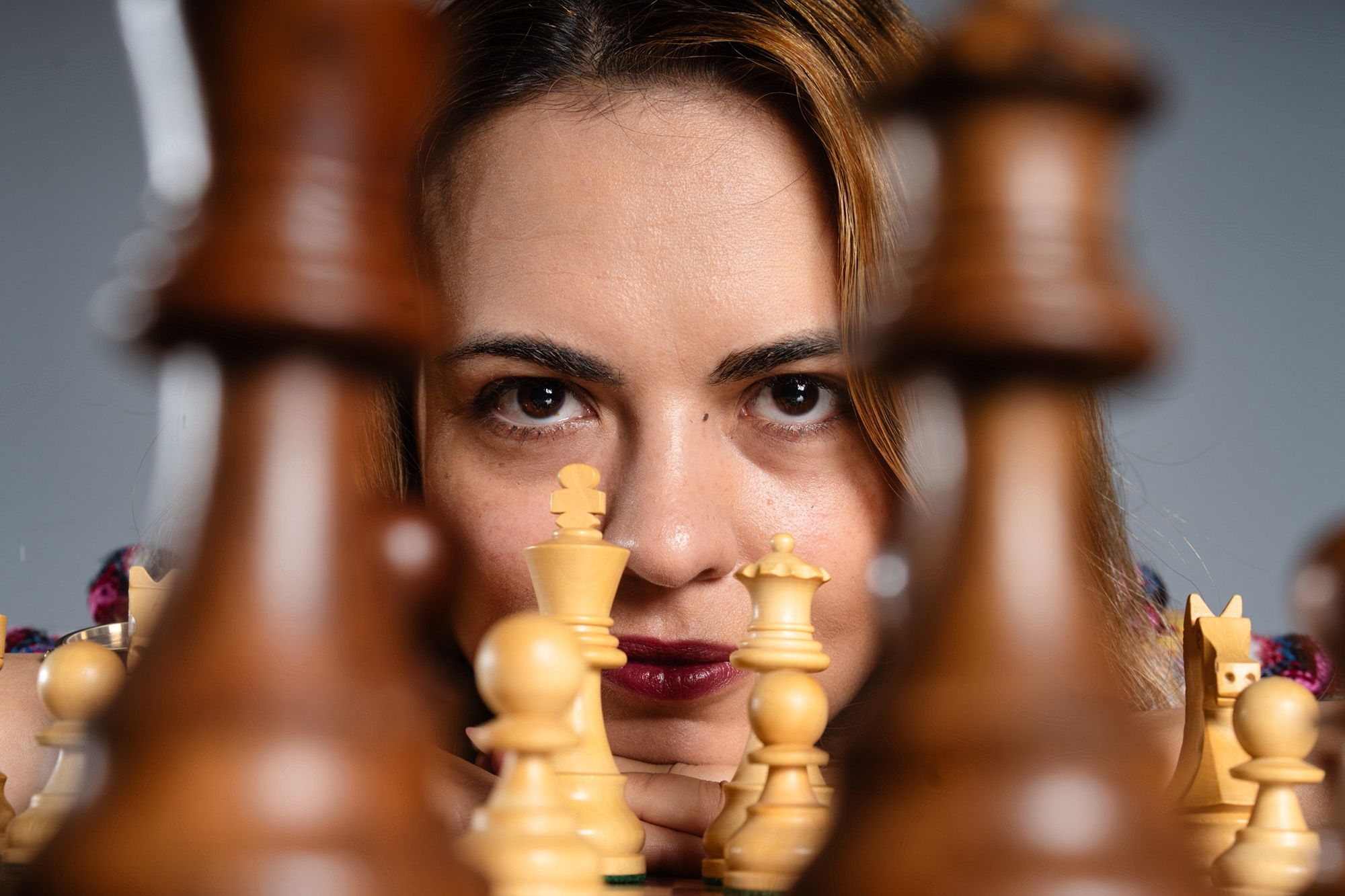 Magnus Carlsen snapped by chess photographer Maria Emelianova, who