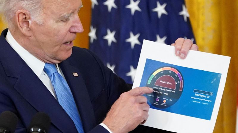 NextImg:Biden vetoes legislation rolling back EPA emissions standards | CNN Politics