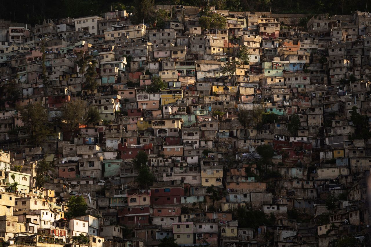 Houses blanket a hillside in Port-au-Prince, Haiti, on Sunday, June 4.