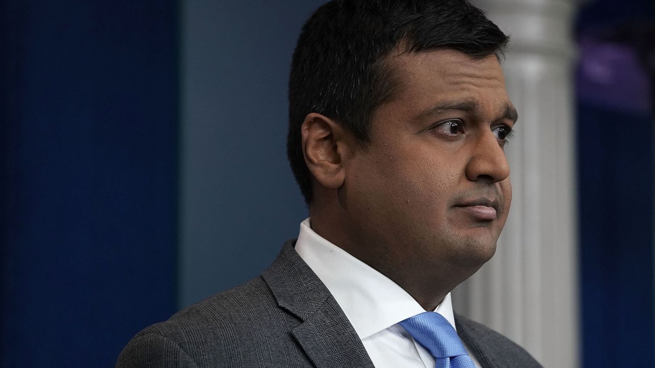 Raj Shah pictured on March 26, 2018 in Washington, DC
