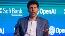 Sam Altman, chief executive officer of OpenAI, during a fireside chat organized by Softbank Ventures Asia in Seoul, South Korea, on Friday, June 9, 2023. OpenAI is focused on building a better, faster and cheaper model of its generative AI ChatGPT product, Altman has said previously. The product made AI a buzzword and kicked off a global race among tech companies to build their own versions of the chatbot technology. Photographer: SeongJoon Cho/Bloomberg