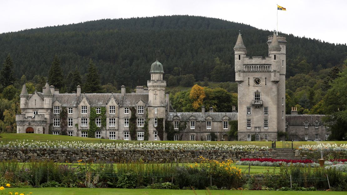 A general view of Balmoral Castle, the Scottish residence of the royal family since 1852.