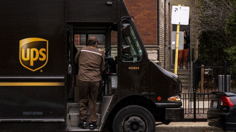 NextImg:A massive UPS strike could devastate the economy. It could be just eight weeks away | CNN Business