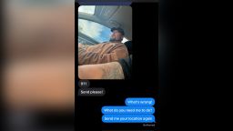 Campbell said the text messages from her husband, Qalin Campbell, included a photo of him in a car with another man she didn't recognize, along with two other messages that said, "911" and "Send Please!"