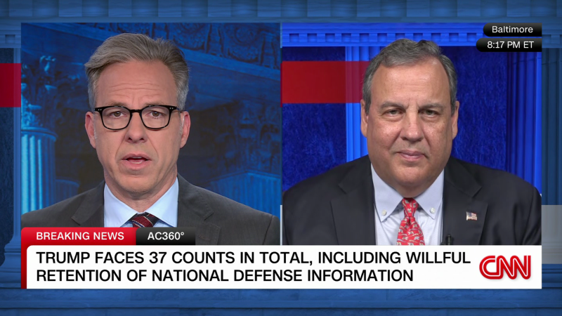 Chris Christie reacts to Trump indictment | CNN Politics