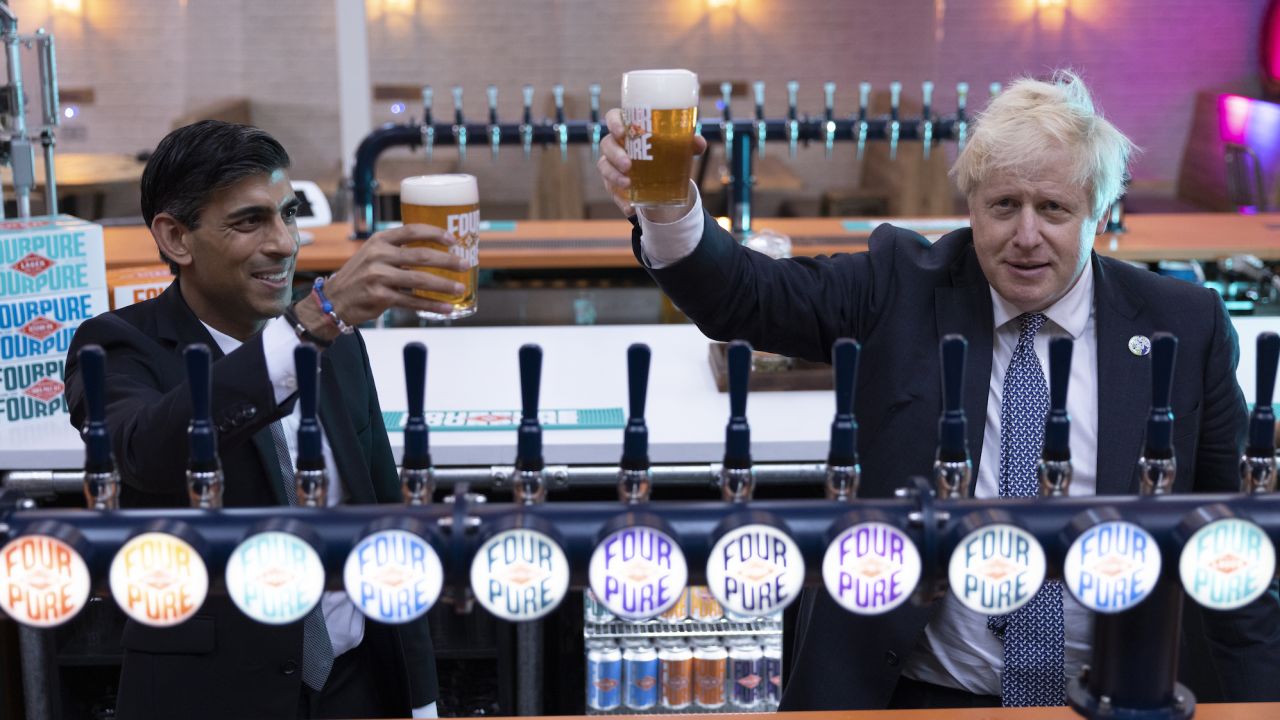 Boris Johnson and Rishi Sunak led Britain through much of the pandemic.
