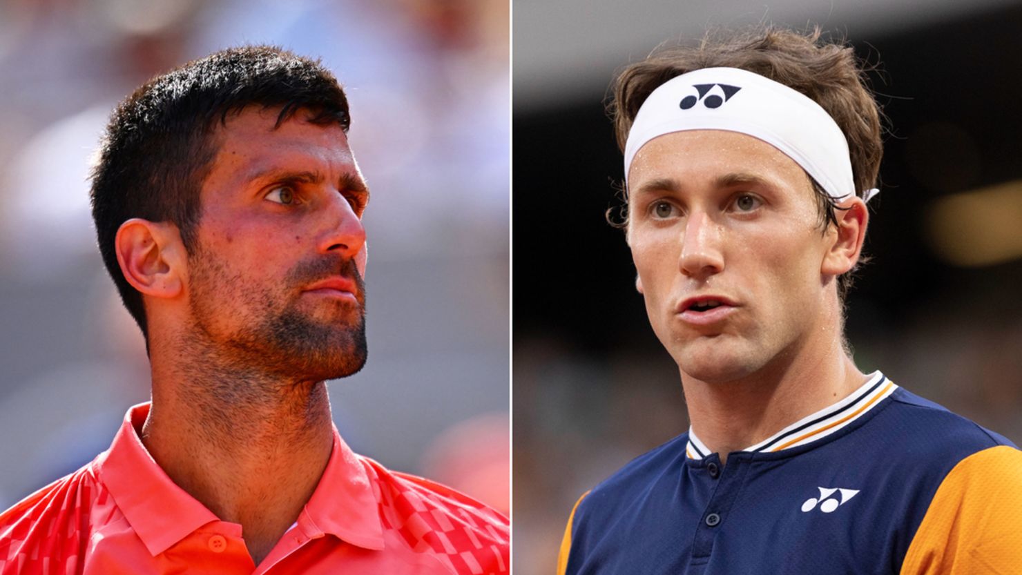 Novak Djokovic will face Casper Ruud in the French Open final.