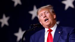 COLUMBUS, GEORGIA - JUNE 10: Former U.S. President Donald Trump delivers remarks during the Georgia state GOP convention at the Columbus Convention and Trade Center on June 10, 2023 in Columbus, Georgia. On Friday, former President Trump was indicted by a federal grand jury on 37 felony counts in Special Counsel Jack Smith's classified documents probe. (Photo by Anna Moneymaker/Getty Images)