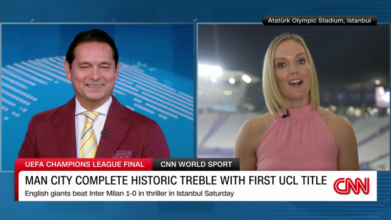 Man City complete historic treble with first UCL title  | CNN