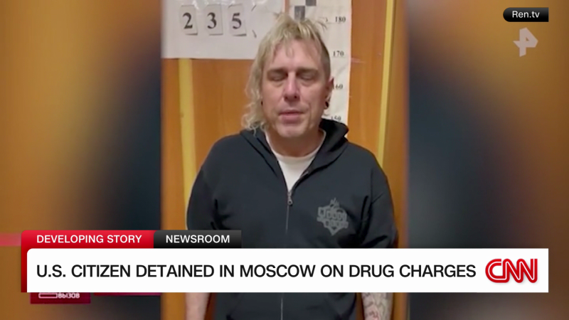 NextImg:U.S. citizen detained on drug charges in Moscow | CNN